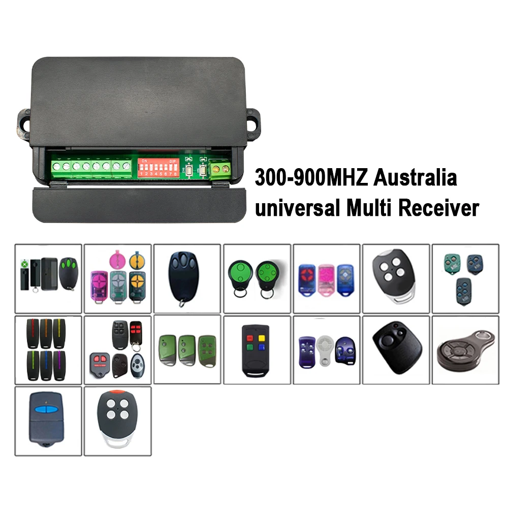 Garage Receiver 433.92mhz For Superlift Avanti HERCULIFT Doorworks MERLIN Steeline ZT07 433MHz Remote Control 2CH Relay Module