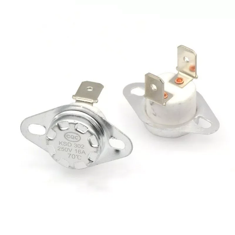 

1pcs Normally open KSD302 Ceramic Temperature Control Switch Normally Closed 250V16A 40-300℃ NO/NC
