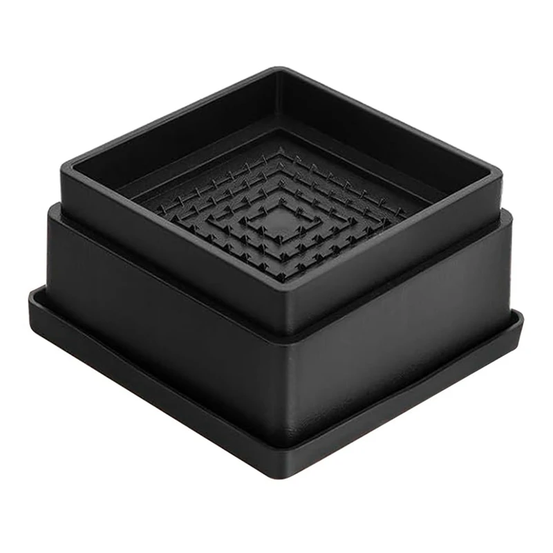 Risers cama ajustável com almofada de borracha, cama Riser móveis, pesados elevadores de cama, sofá e mesa, 1 em, 6PCs