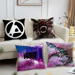Rock Band From Zero Pillow Case Sofa Living Room Bedroom Headboard Backrest Cushion Square Cushion L-Linkin P-Park Nap Time