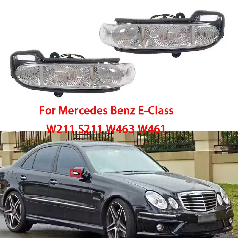 Car LED Signal Light Reversing Mirror Turn Signal Light For Mercedes Benz E-Class W211 S211 W463 W461 Daytime Turn Signal Light