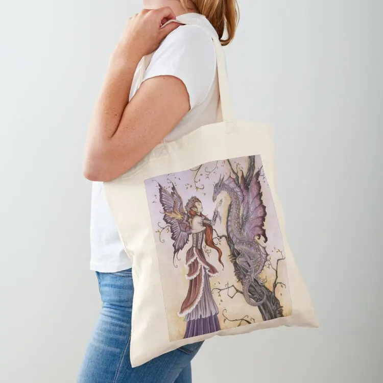 

The Dragon Charmer Tote Bag free delivery bags personalized tote bag Canvas bag hand bags