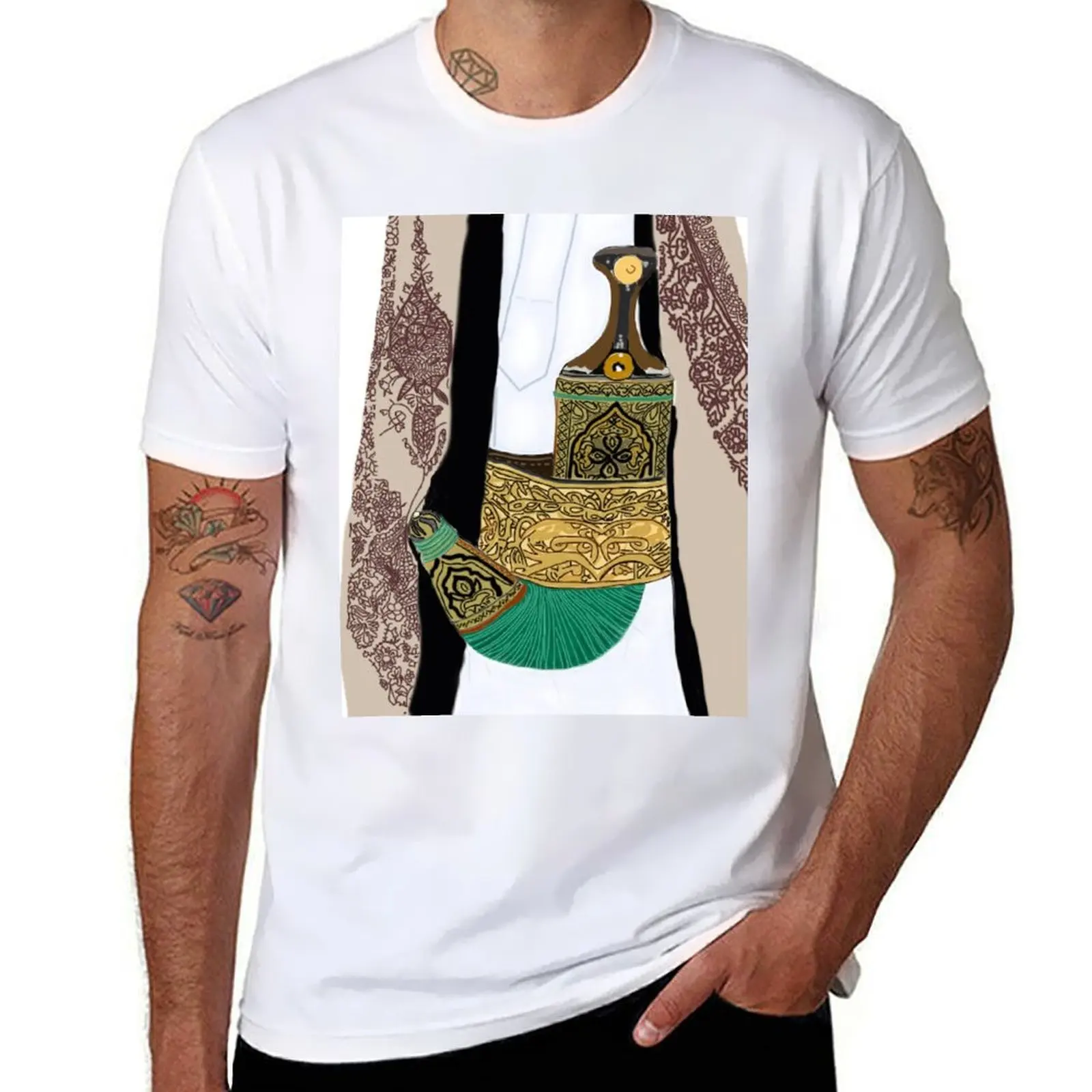 

yemeni jambiya T-Shirt Lightweight Basic Short Sleeve Shirt