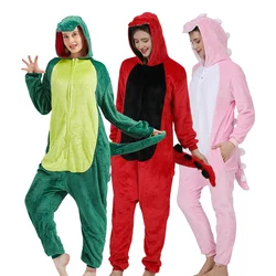 Desenhos animados Onesie Pijama para adultos, pijama animal, Homewear, Halloween Cosplay, Fantasia de festa, Kigurumi, mulheres, homens, inverno