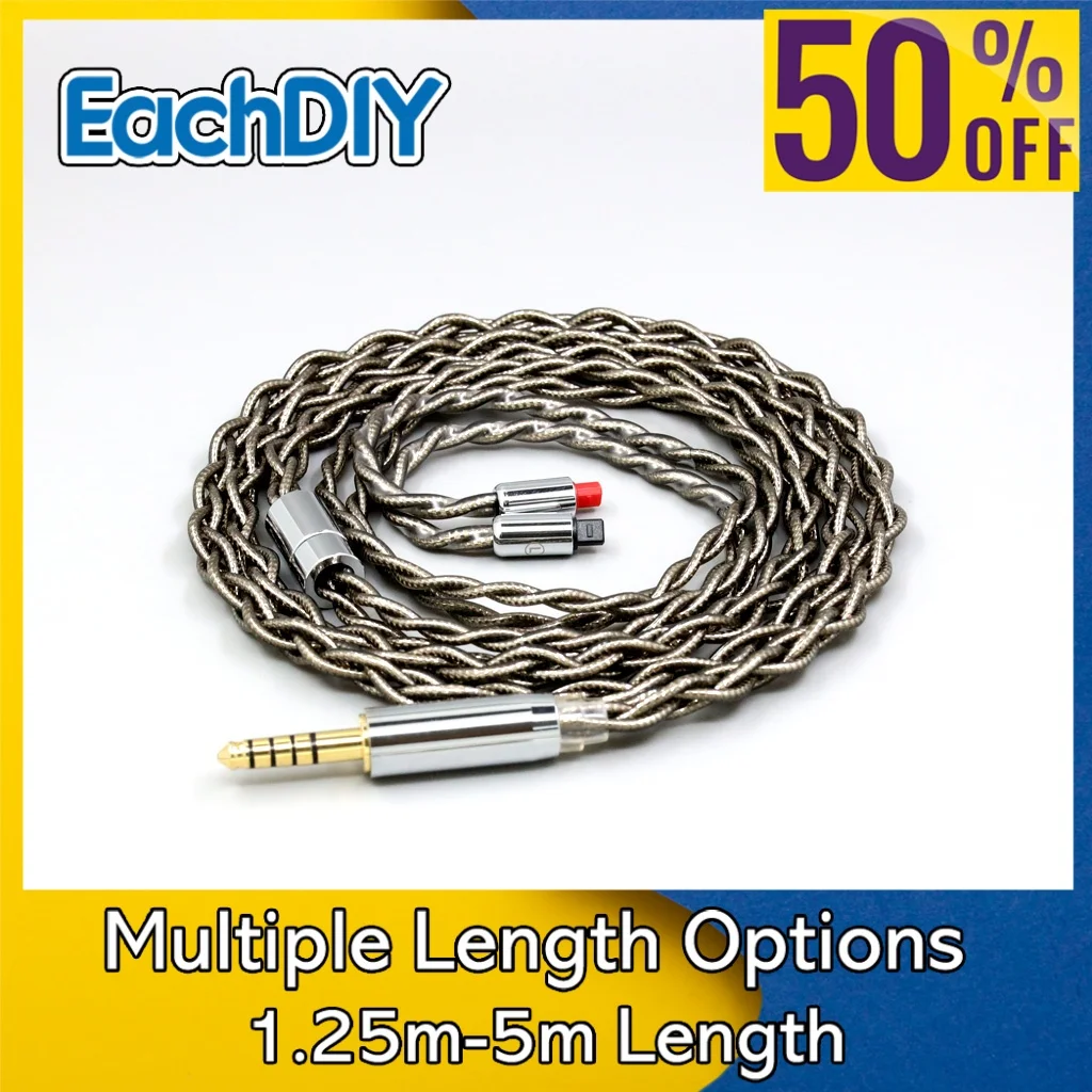 

Graphene Gold + Pure Silver Palladium HIFI Earphone Shielding Cable for Audio-Technica ATH-IM50 IM04 IM02 IM01 IM70 IM03 8692