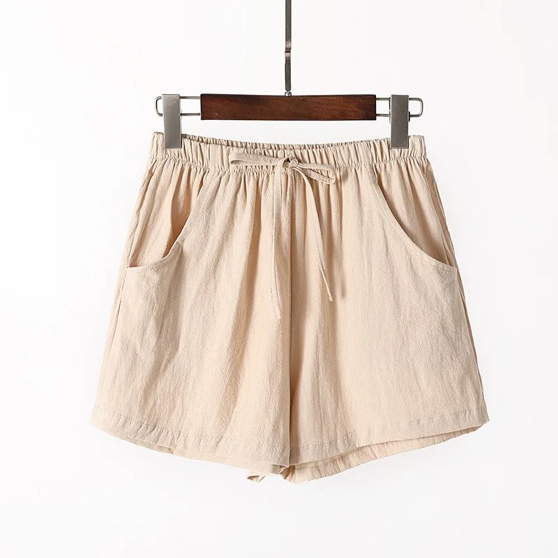 Hohe Taille Baumwolle Lauf orts frauen Sommer Lose Fit Spor Casual Hosen Große Größe Outdoor Tragen Student Hot Pants