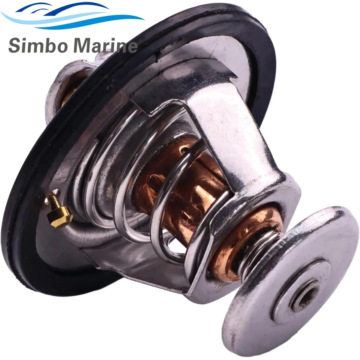 3831426 160°F / 71°C Thermostat Kit Fits for Volvo Penta V6 V8 4.3L 5.0L 5.7L 8.1L1991-UP 875788 824200 1544389