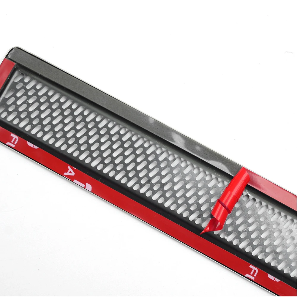 Car Central Control Dashboard Air Outlet Decorative Sticker Fit for BAIC 212 T01 Glass Vent Decorative Protective Mesh Strip