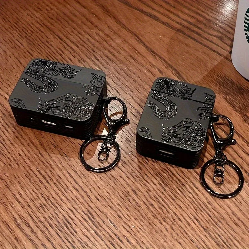 

Black Spider Web Storage Case for Apple AirPods & Bluetooth Earphones, Tool Organizer Box