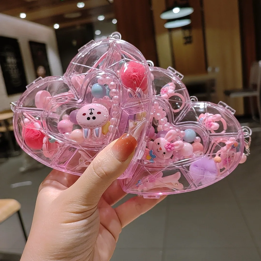 Set di gioielli per ragazze Set di braccialetti con ciondolo a forma di frutta carina cartone animato confezione regalo di compleanno di colore casuale