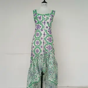 Jamerary-Conjunct Dress 2 pieces for women, flower embroidery, fashion, ruffles, party, elastic waist, elastic waist, for summer holidays 10 Main Plow Sales - №9