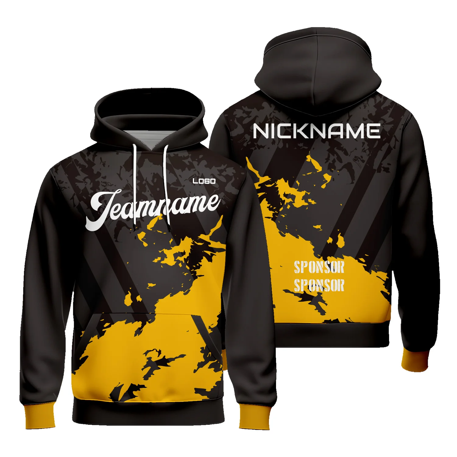 Custom Graphic Line Soccer Hoodies for Men Women Sublimation Hoody with Team Name Number