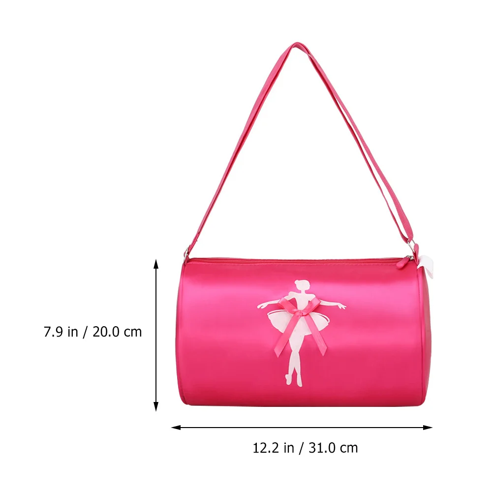 Ballet Dance Bag Large Capacity Oxford Cloth Cross-Body Bag Sports Storage Dance Backpack -Shoulder Pouch