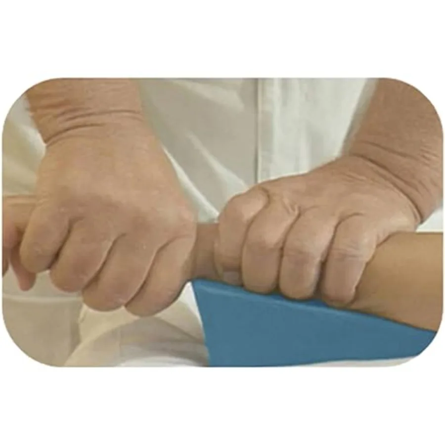 Almohada triangular de silicona antideslizante con cuña de movilización para movilización de la columna vertebral y extremos, soporte resistente para aliviar el dolor espinal