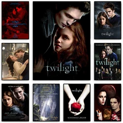Classic Movie Twilight Poster Edward Bella Canvas Painting Prints Wall Art Picture Film Room Home Bar Cafe Decor Mural