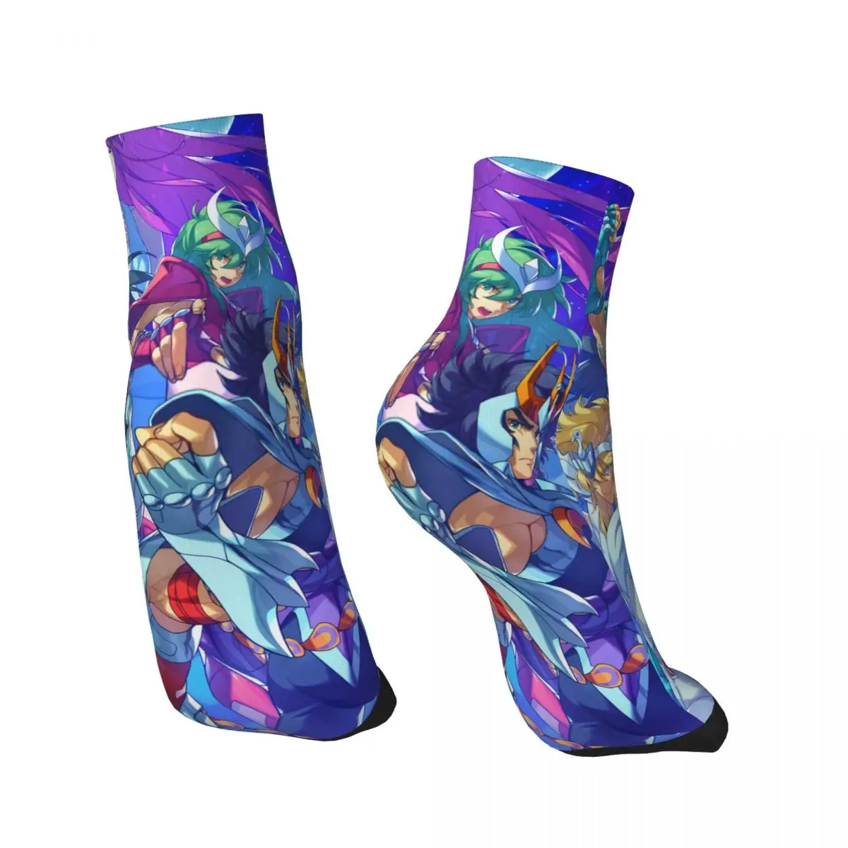 Soldier Dream Kotatsu Grough Saint Seiya Anime Ankle Socks Male Mens Women Summer Stockings Polyester