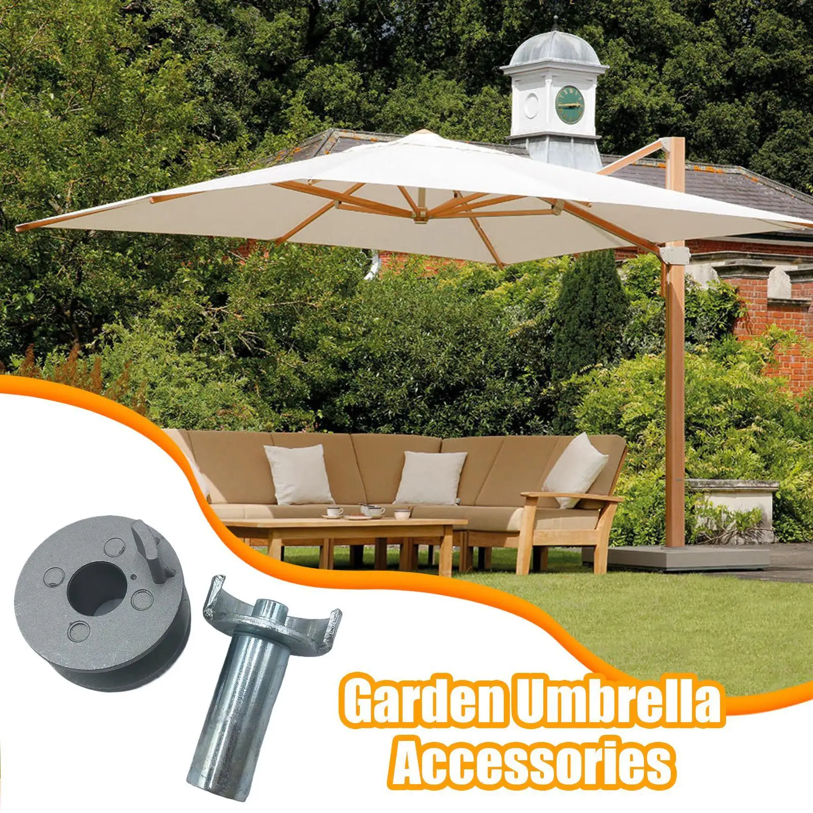 

Table Umbrella Hole Ring Patio Table Umbrella Hole Ring Plug Cover Base Sleeve Cover Accessories Pole Adapter For Beach Bar