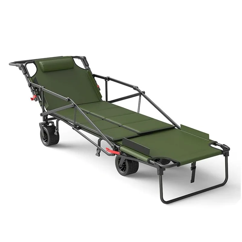 

Family dinner camping cart, reclining camper, unfolding camper