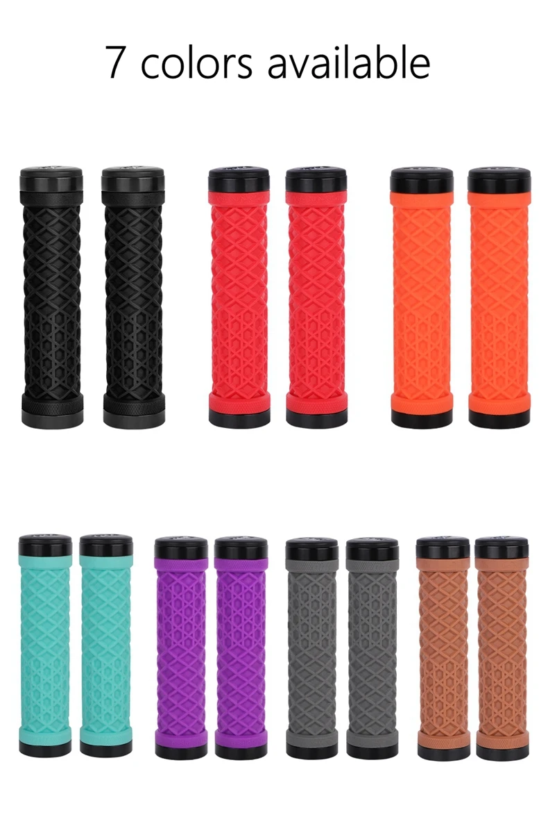 ODI Van Lock-On Bike Grips Dual Lock Ring System mit Silikon für ultimative Anti-Rutsch- und Stoßdämpfung auf MTB/BMX/Faltrad – Detail 8