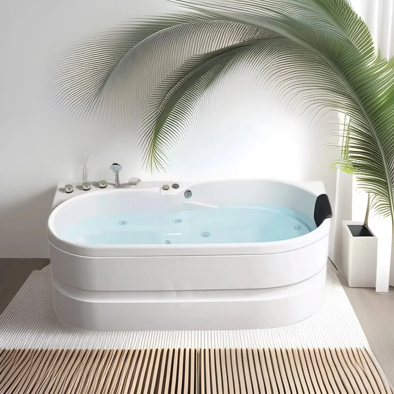 

Curved Bath Three-sided Hemming Massage Surf Bath Size 1.38/5/7 Meters