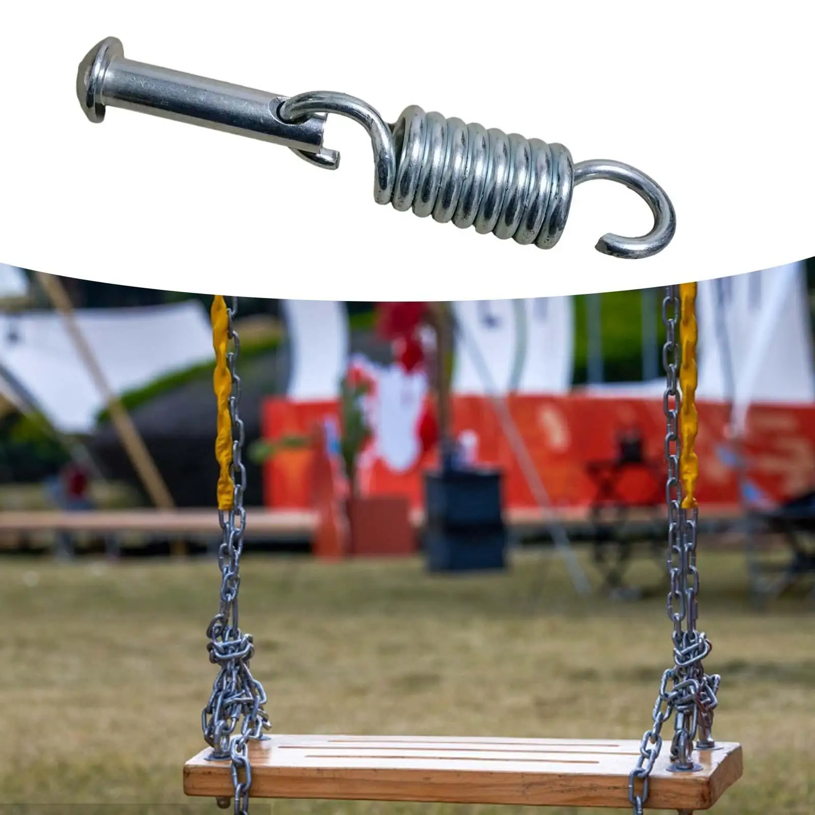 

Heavy Duty Swing Spring for Hanging Chair Steel Hammock Support Tool for Playground and Garden