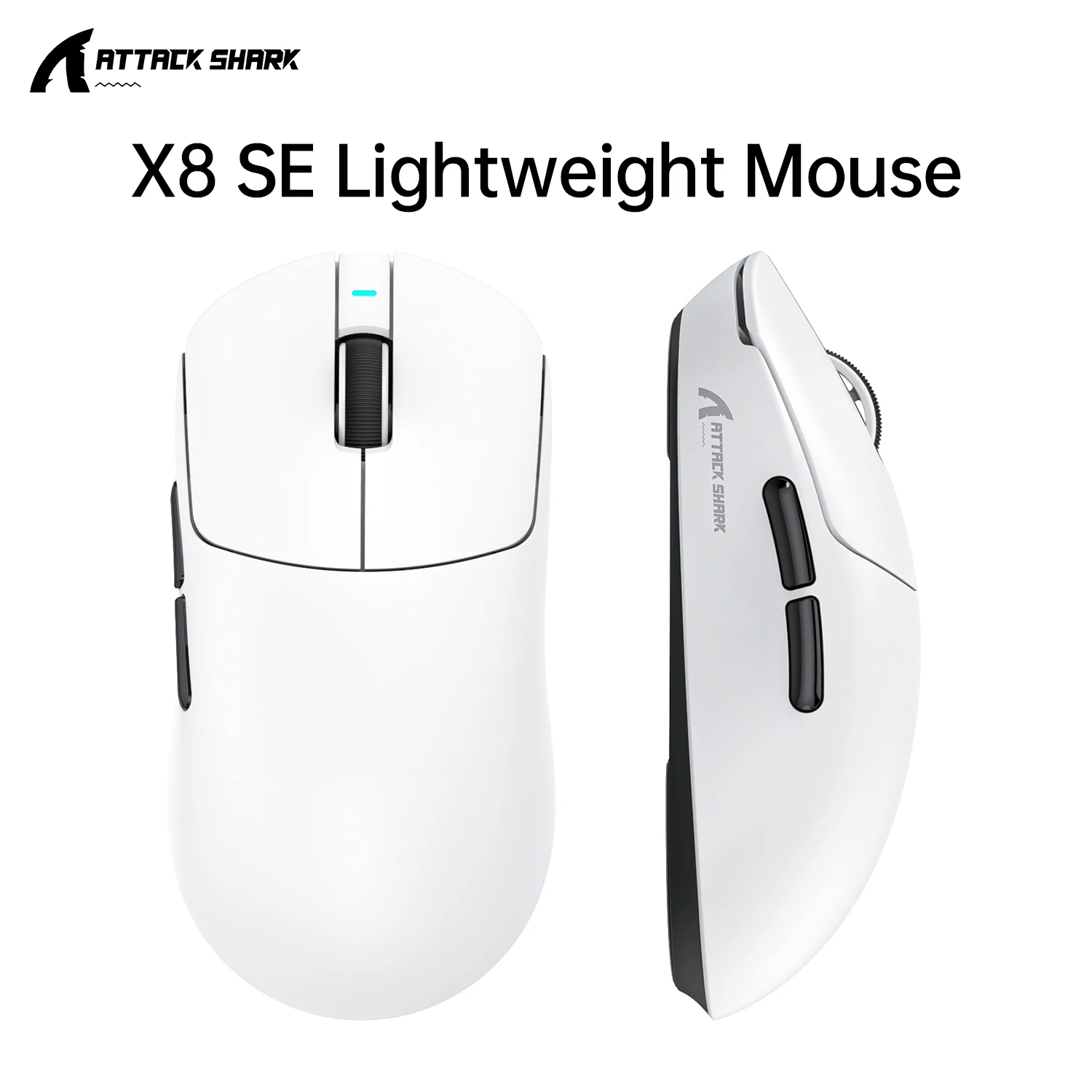 

Attack Shark X8 SE Bluetooth Wireless Mouse 1K Hz,PAW3311,500mAh,PTFE Anti-slip Feet,Ergonomic Design,Support WEB Cloud-Driven