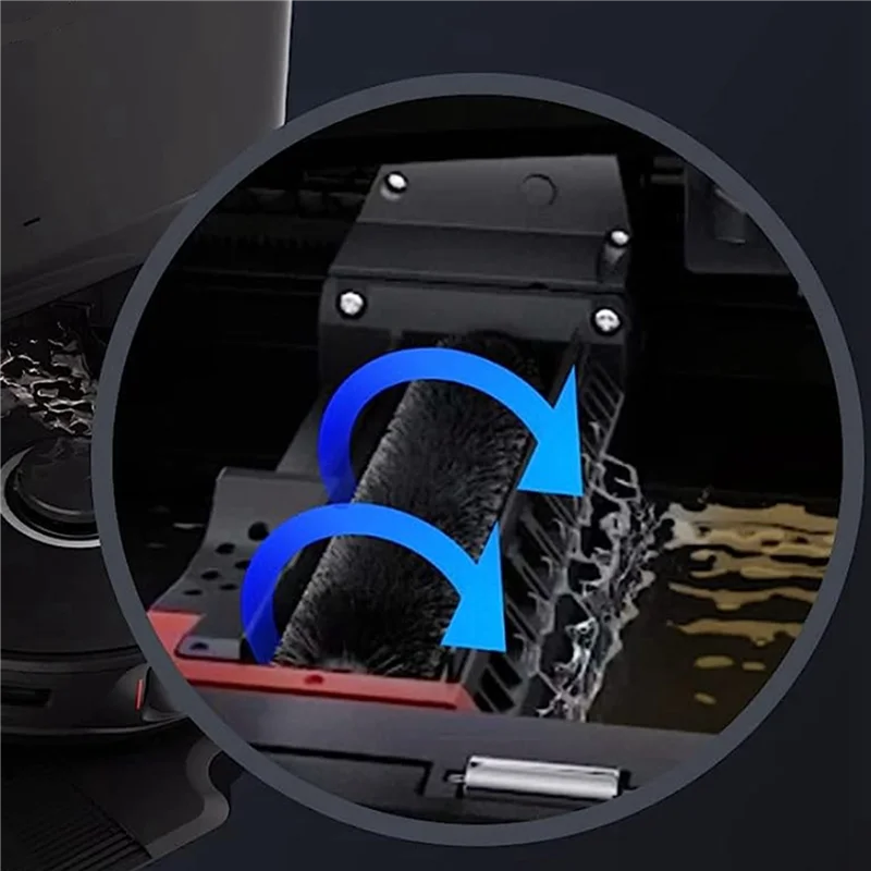 ABZA-2X لـ Roborock S8 Pro Ultra/S8 Plus/ S8 روبوت فراغ عالي السرعة فرشاة التنظيف الذاتي وأحواض مرشح المحطة الأساسية