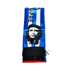 15x150cm  Cuba Double Sided Satin Scarf Banner iVTVA LA REVOLUCION! HASTA LA VICTORIA SIEMPRE Cuba Hero Che Guevara