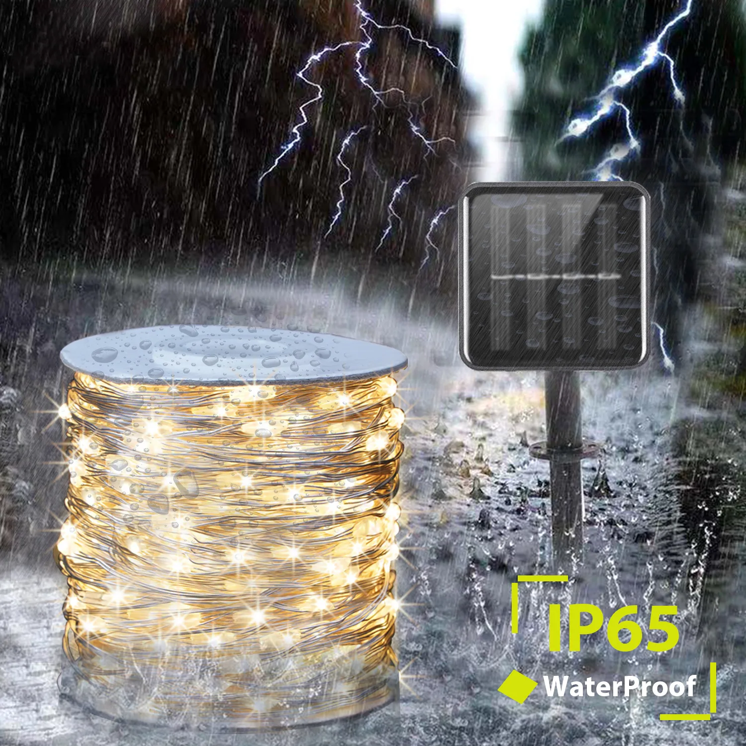 100M 1000LED Solar String Lights camera da letto Outdoor impermeabile Wedding Birthday Fairy Lights per Wedding Christmas Party Garden