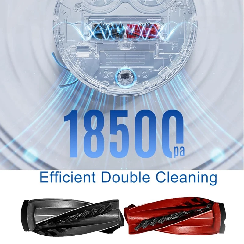 16 قطعة لـ Roborock Qrevo Curve/P20 Pro أجزاء المكنسة الكهربائية استبدال قابل للغسل فرشاة رئيسية مرشح فرشاة جانبية