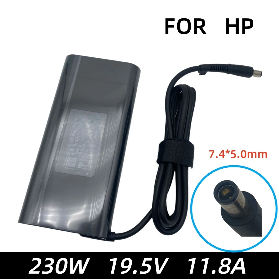Adaptador de fuente de alimentación de 19,5 V, 11,8 A, 230 W para HP Envy todo en uno 27-b255qd,27-b205na 27 ′′4K pantalla táctil i7-8700T cargador de ordenador portátil