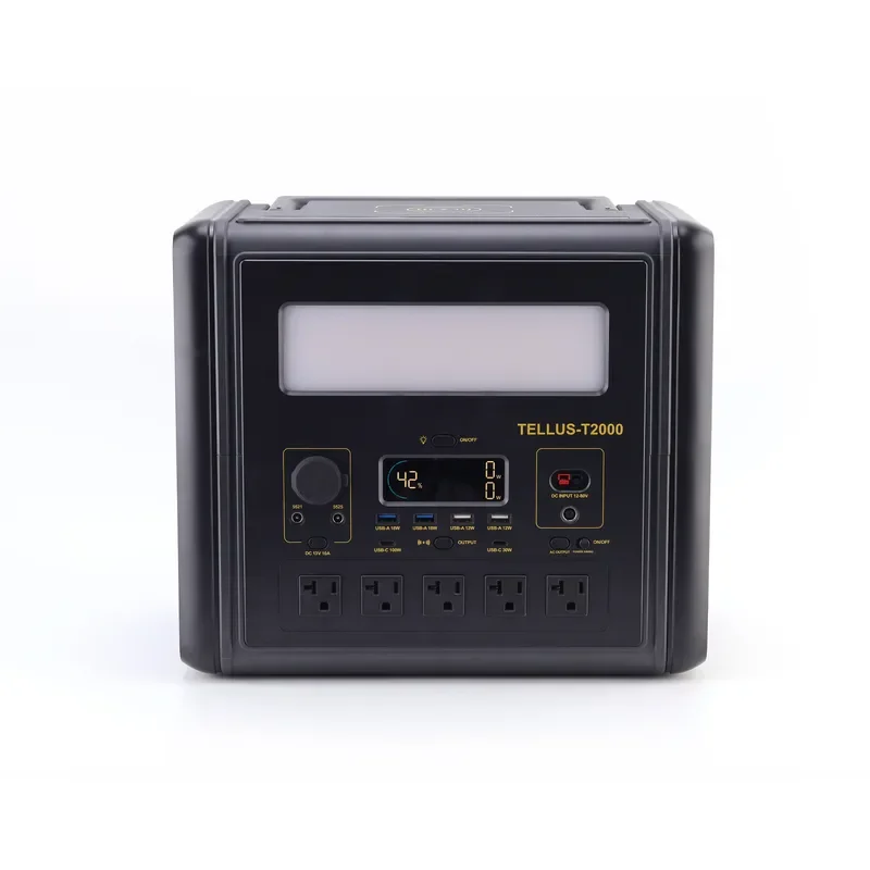 1200W 960WH Large Capacity Solar Generator Portable Emergency Power Supply Home Emergency Essential Lifepo4 Battery Storage