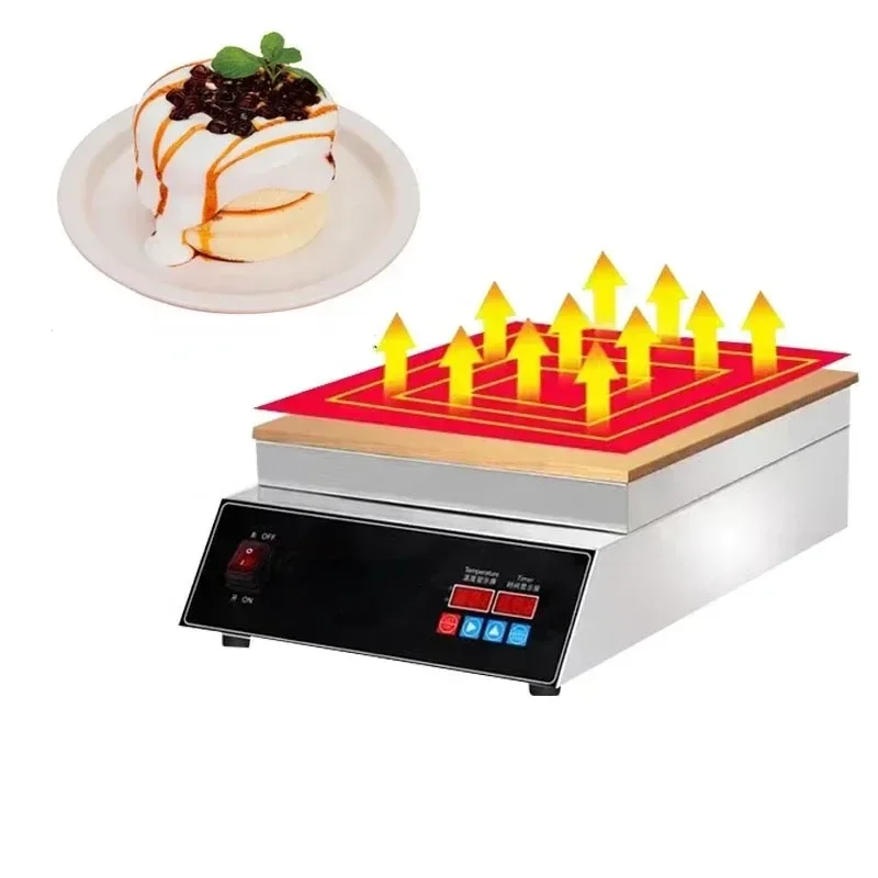 Hot Sale Automatic Commercial Electric Pancake Souffle Cake Maker Machine/Digital Souffle Snack Machine for sale