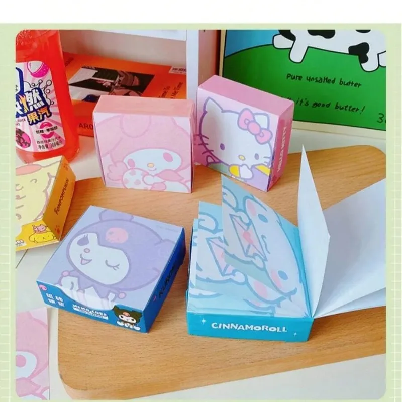 250 pages Kuromi Melody Cinnamoroll Cute Notebook Message Cute Cute Hand Account Attention Postit
