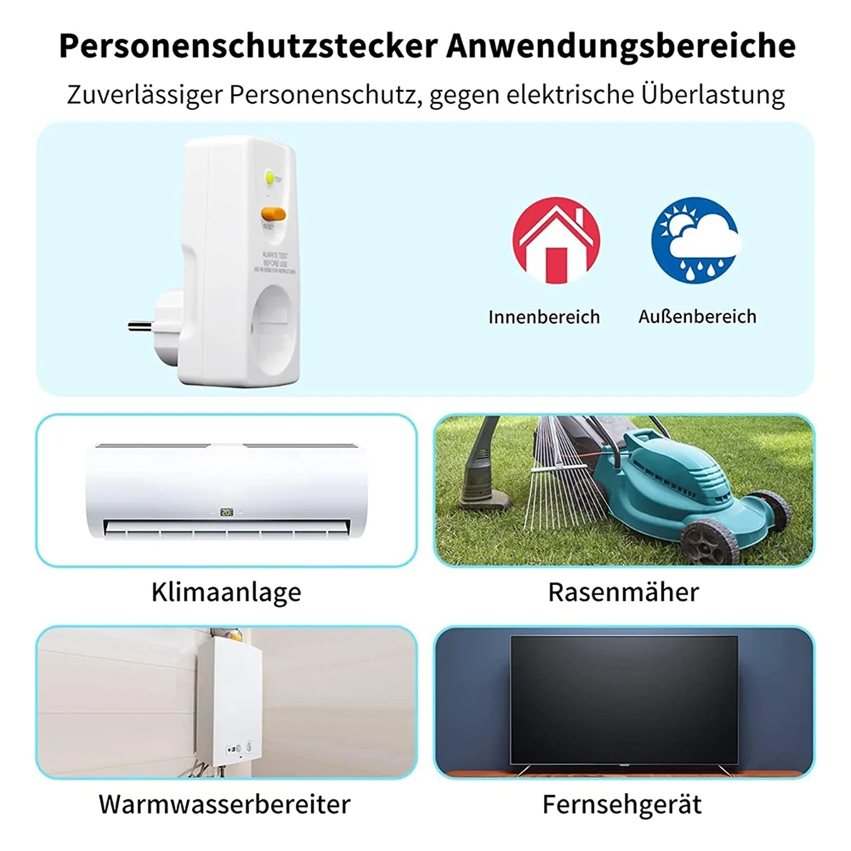 Enchufe de protección contra fugas Gfci de 16A, enchufe Rcd, disyuntor doméstico, interruptor de recorte, enchufe de protección Personal de seguridad, enchufe europeo