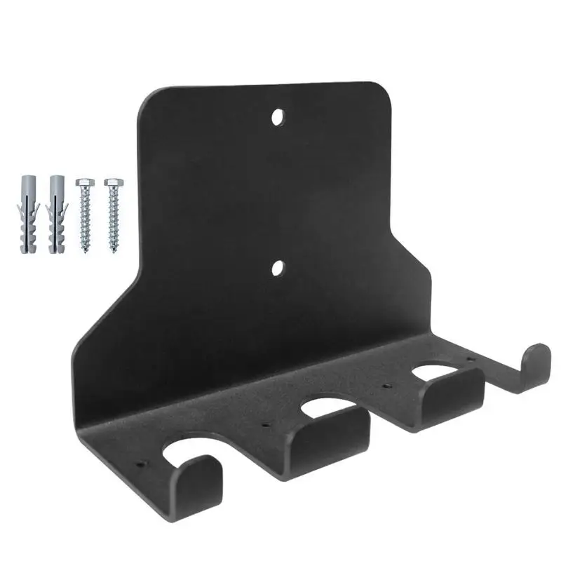 Barbell Holder Vertical Gym Barbell Rack Gym Bar Holder Wall-Mounted Space-Saving Powder Coated Holder For Durability For