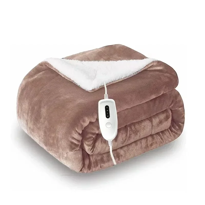 Warm Electric Throw Heated Blanket For Winter UK/EU/US plug Electric Blanket Heated King Size Household Electric Blanket