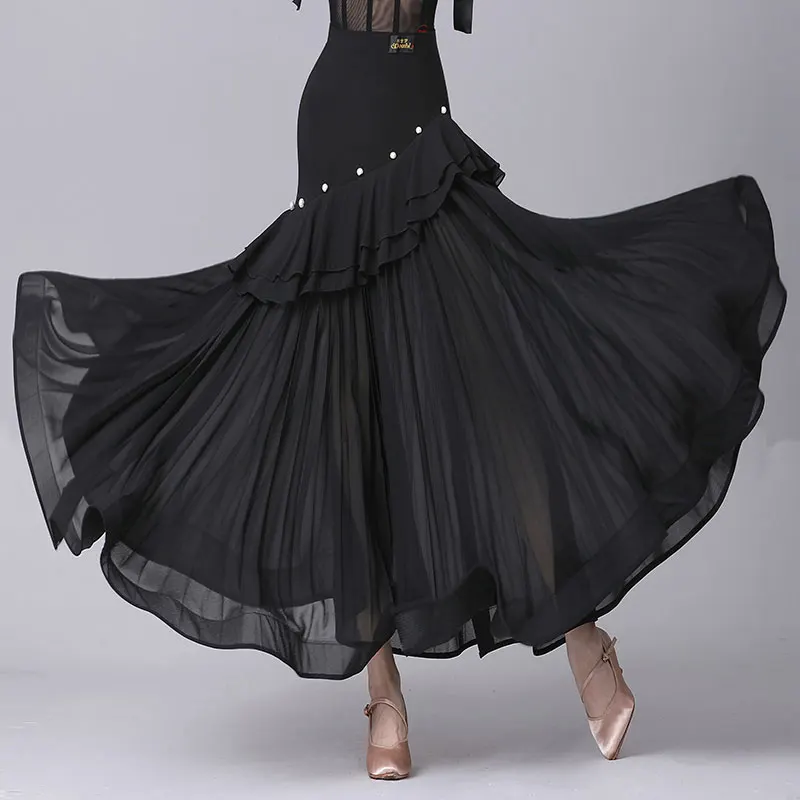 

2023 New Ballroom Waltz Modern Dance Skirt Ballroom Dance Competition Skirt Standard Ballroom Dancing Clothes