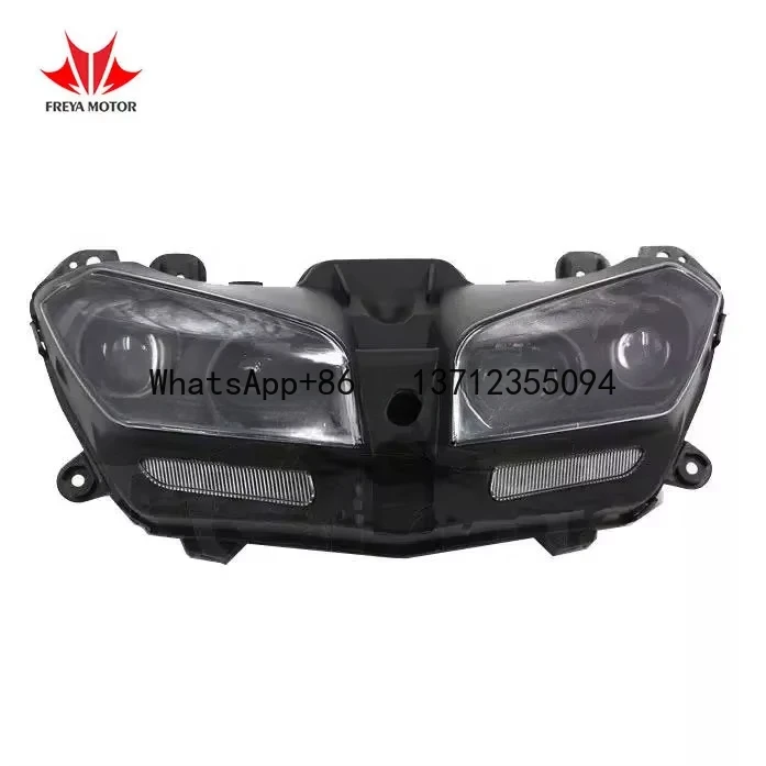 Wholesale modified Motorcycle Part Fit For Yamaha Mt09 Mt-09 2017-2020 Headlamp Front Head Light With Upper Fairing