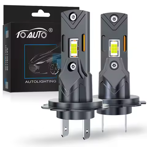 TOAUTO H7 Led Light H4 H11 H8 H3 Car Headlight Bulbs CSP 3570 Car Headlamp Auto Mini Canbus Led Bulb Turbo Light 6500K 12V