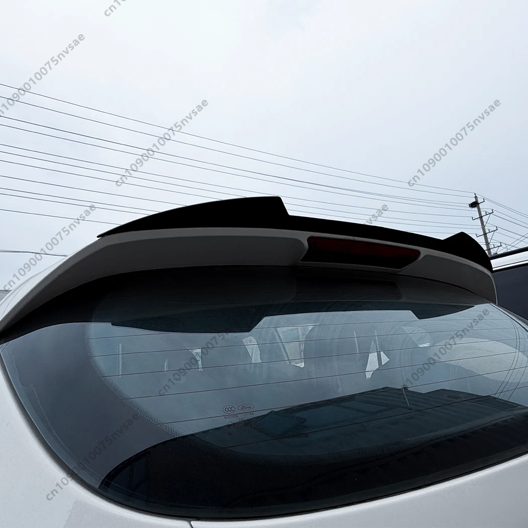 Spoiler Traseiro para Ford Fiesta MK7 2008-2017, Acessórios de Carro, Teto do Porta-Malas, Asa Traseira, Splitter, Lip de Para-choque, Kits de Carroceria, Tuning