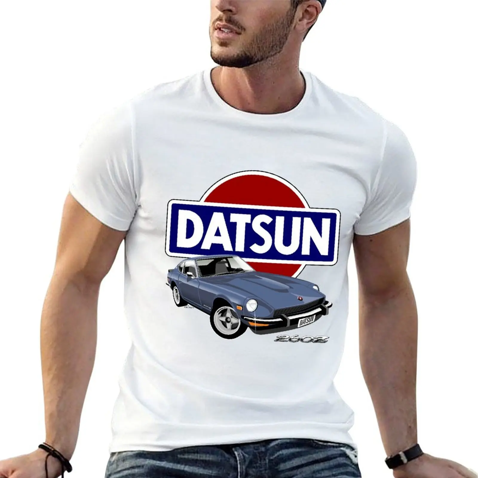 

Datsun 260Z blue T-Shirt graphic t shirts for man t shirt for man 100 percent cotton essential t shirt T-shirt