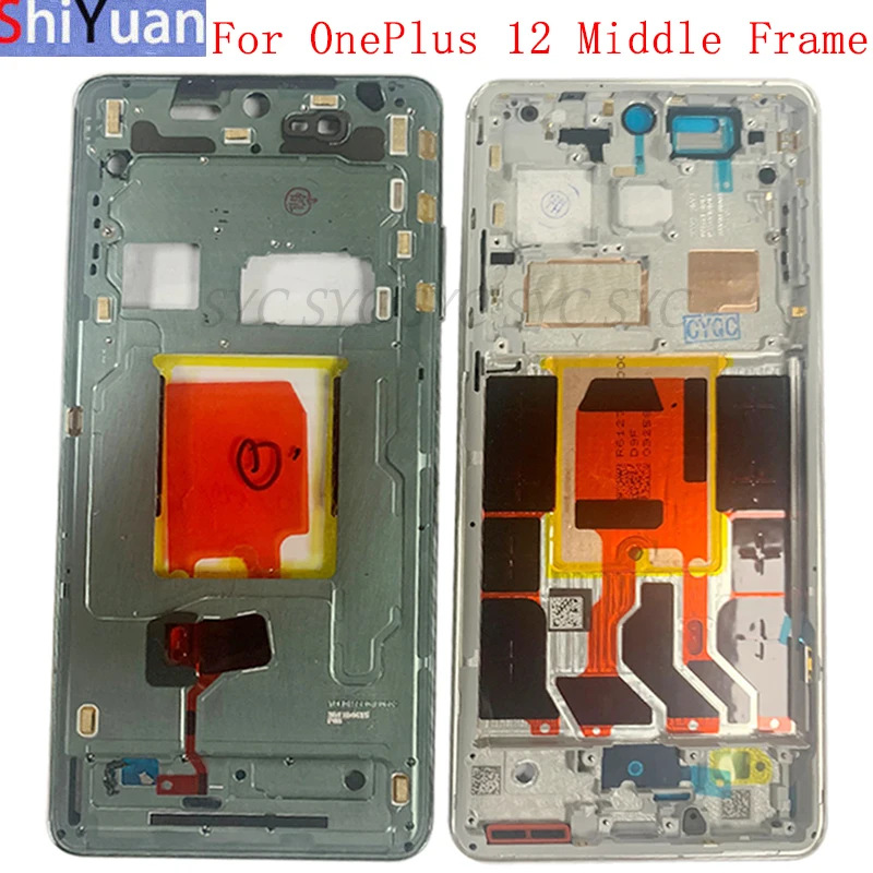 Housing Middle Frame LCD Bezel Plate For OnePlus 12 LCD Frame Replacement Parts