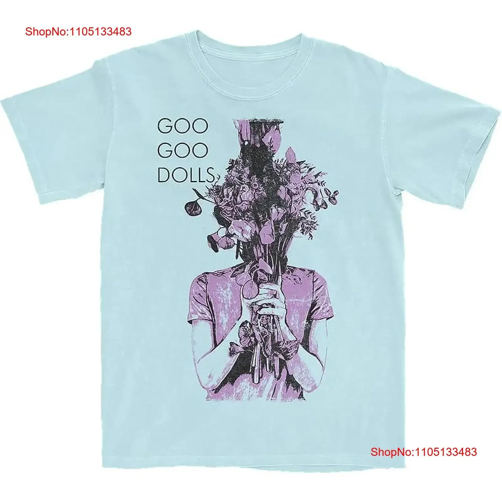 

Goo Dolls In Bloom Пастельная Голубая S 234XL Новая футболка винтажная стираная слегка мягкая растянутая мужская дышащая футболка