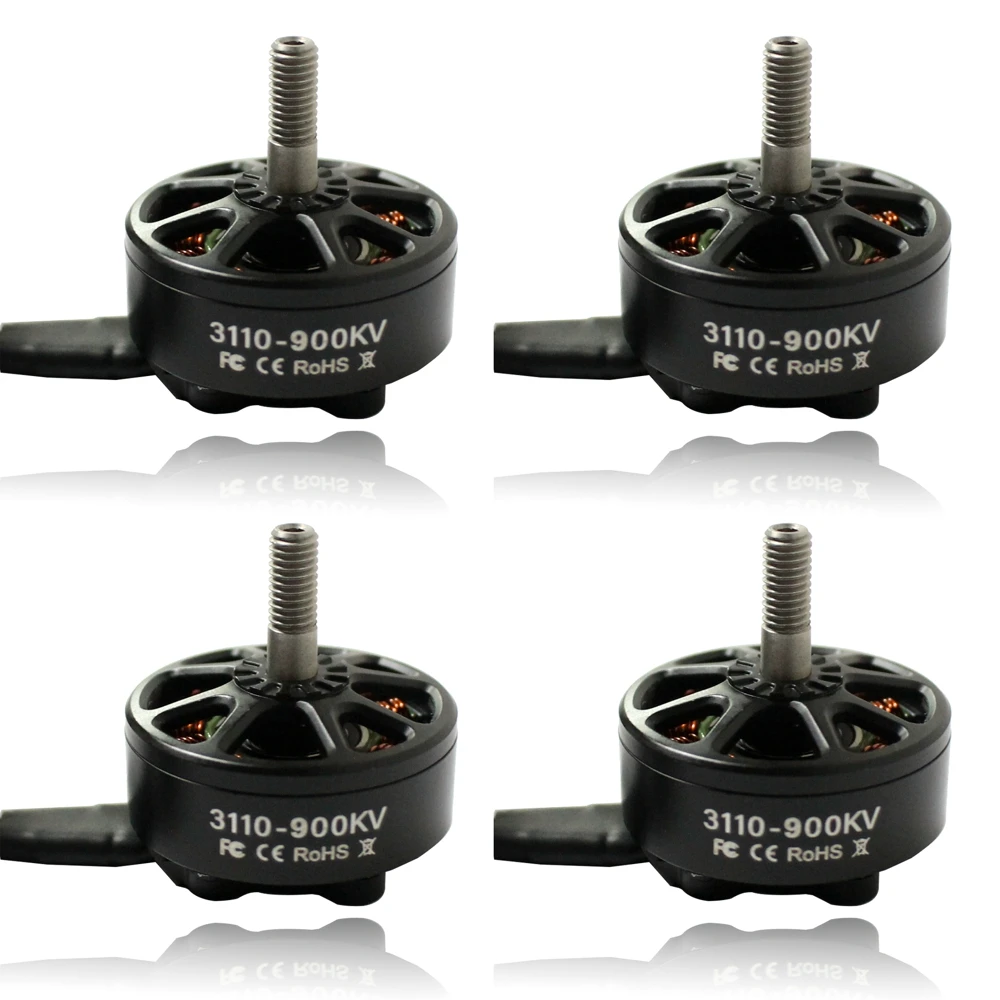 1/2/4 pz X3110 3110 900KV/1250KV/1600KV motore Brushless 4-6s per puntelli da 6-9 pollici compatibile con droni Rc In Fpv Racing