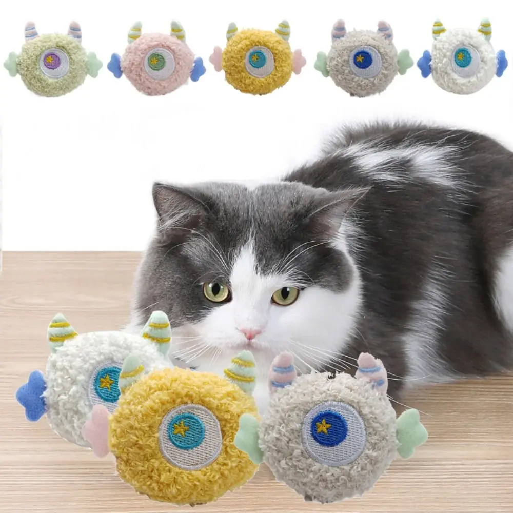 Catnip Toys Soft Cat Teeth Grinding Toy Plush Colorful Cat Chewing Toy Bite Resistant Interactive Cat Plush Toys Teeth Cleaning