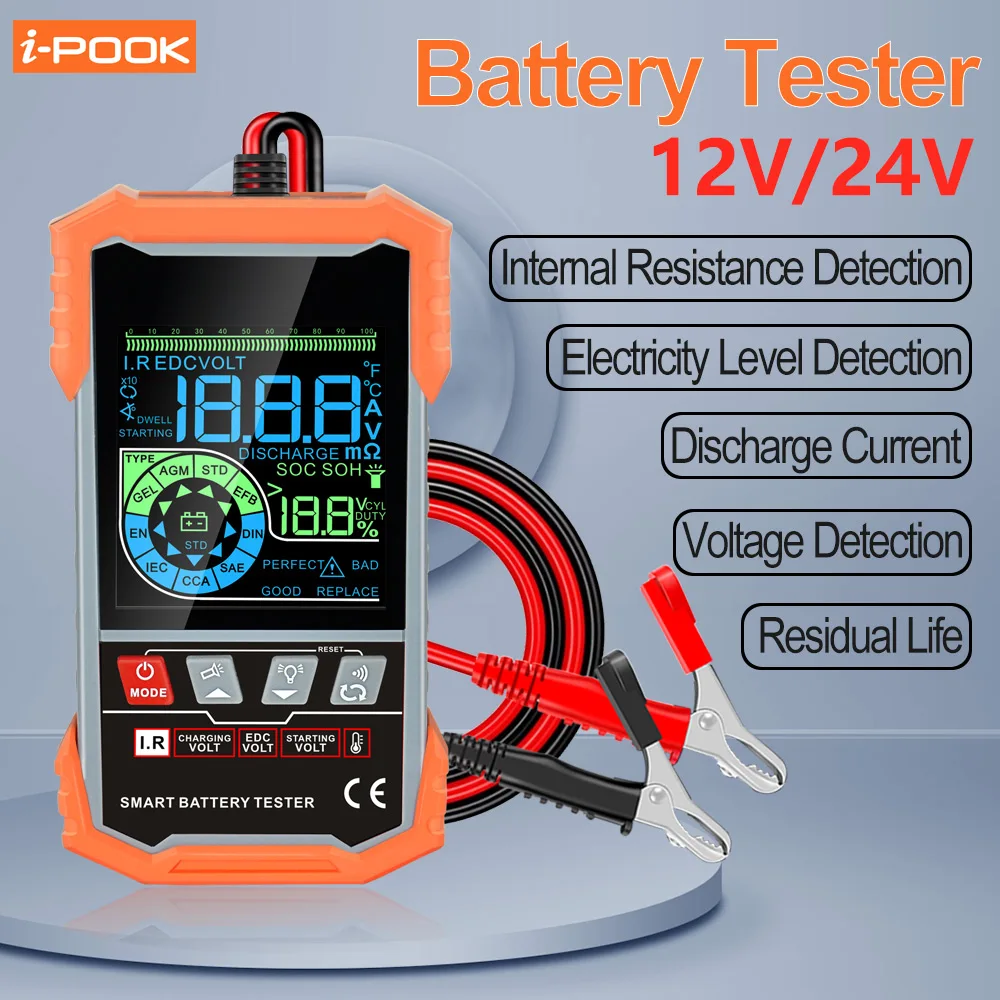 NEW Lithium Ion Batteries Tester i-POOK  Batteries Capacity Analyzer Device  With  LCD Display PK59A/B/C/D view 4