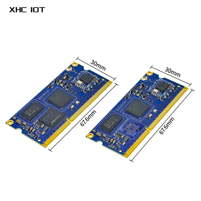 Основная плата STM32MP135 XHCIOT ECK10-135 Series ARM Cortex-A7 1 ГГц Linux с двумя портами Gigabit Ethernet, RGB888, SODIMM 256 МБ/512 МБ DDR3L