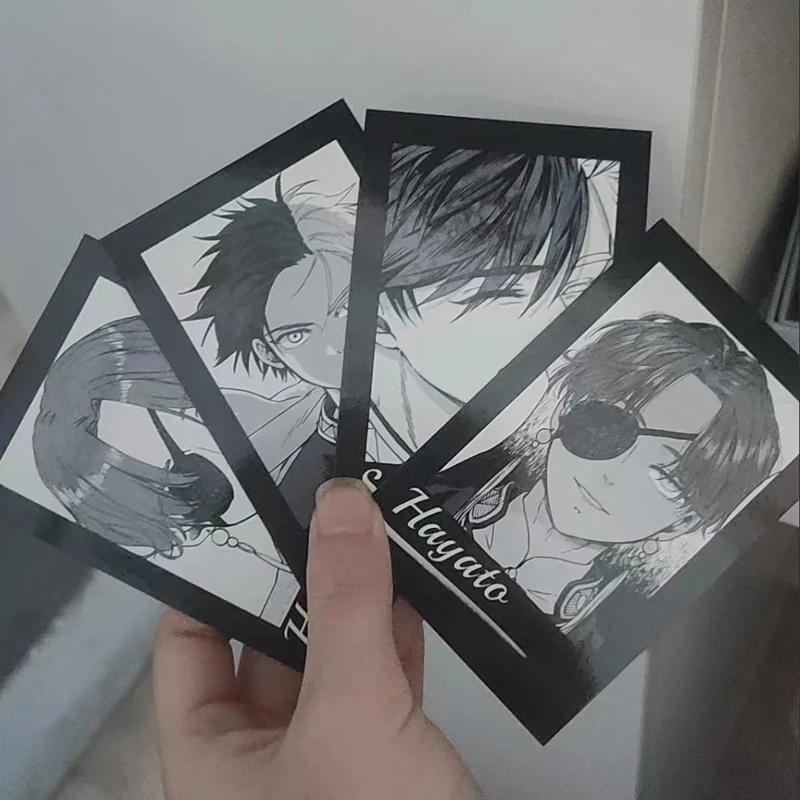 4Pcs/lot Kawaii Lomo Card Double-sided HD Color Printing Anime Cards Peripherals Photo Card Gift