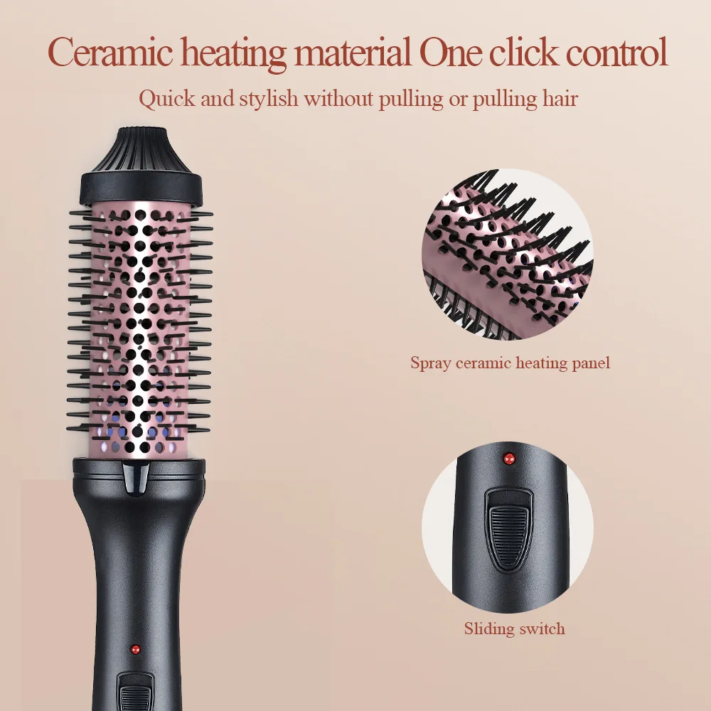 

Electric Fluffy Comb Hairdressing Comb Straight Hair Comb Curling Iron Does Not Hurt Hair High Cranial Top Curling Iron